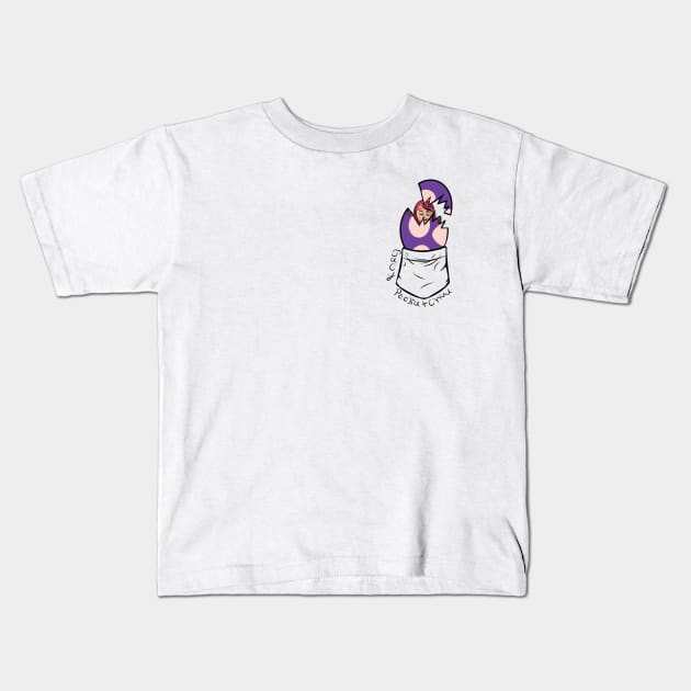 Jacy Peekatchuu Color 5 Kids T-Shirt by ChikiMishi